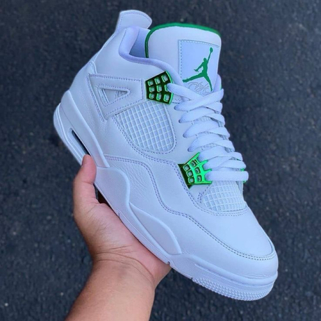 Jordon 4 Retro Metalic Green