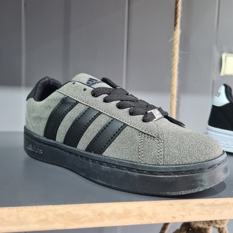 ADIDAS CAMPUS SUET GRİ SİYAH KADIN