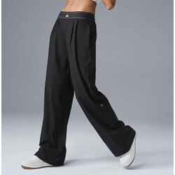 Alo Yoga Pantolon Kadın Siyah Suit Up Trouser (Regular)
