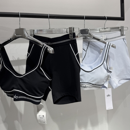 Alo Yoga Takım Şort Tayt Bra Set (Premium) 2026