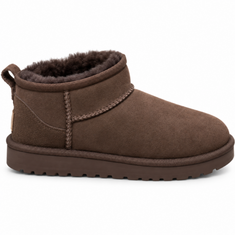 UGG Classic Ultra Mini Dark Brown | Kadın Bot