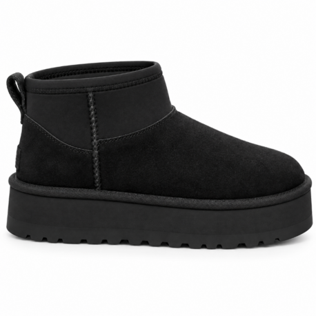 UGG Classic Ultra Mini Platform Black | Kadın Bot