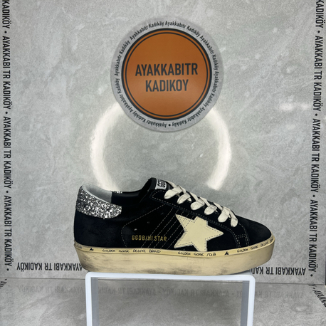 Golden Goose Siyah Suet