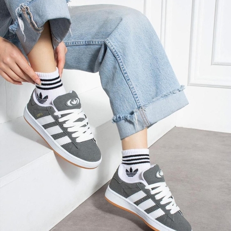  Unisex Campus Günlük Sneaker – Gri Beyaz