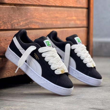  Puma Siyah Beyaz Süet Sneaker – Klasik & Güçlü Duruş 36-40