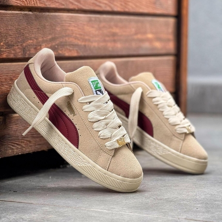 Puma Suede Classic Bej- Bordo 