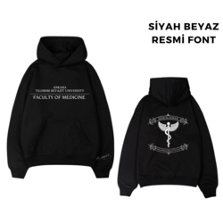 Siyah Beyaz Sweatshirt