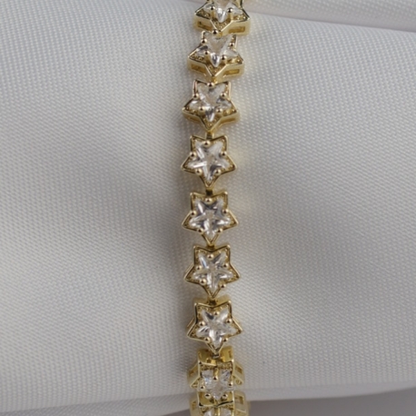Gold Zirkon Taş Bileklik