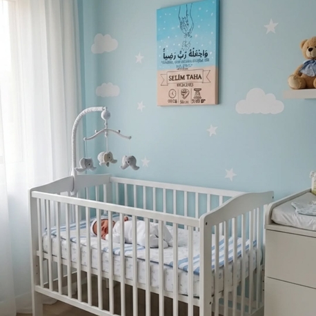 Yenidoğan İlk Künye Prens Bebek Tablosu 