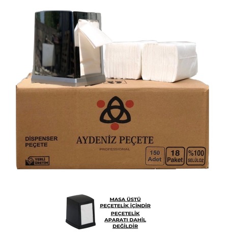 Masaüstü Dispenser peçete 18 paket 150 li