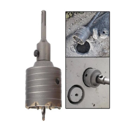 GFB Elmaslı Beton Delme Panç 35 mm (Adaptörlü)