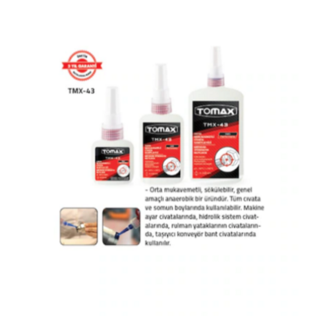 Tomax Sökülebilir Civata Sabitleyici TMX 43-15 ml