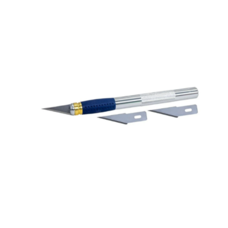 Leo SX-06D Neşter Tip Maket Bıçağı 9 mm (2 Yedekli)