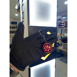 METAL ANAHTARLIK İTHAL A+ KALİTE ( MODEL 10 KIRMIZI JANT DÖNER DİSK)