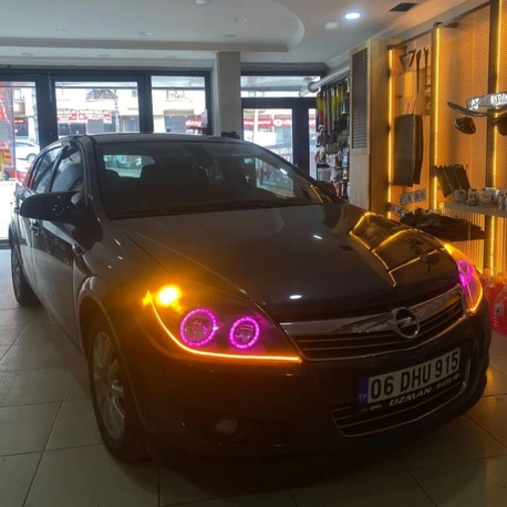 OPEL ASTRA H / 4LÜ O TİP ANGEL SETİ 64 RENK TELEFON KONTROLLÜ
