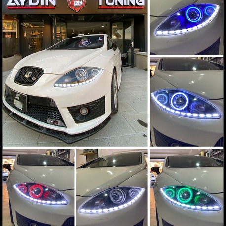 SEAT LEON MK2 / 4LÜ O TİP ANGEL SETİ 64 RENK TELEFON KONTROLLÜ
