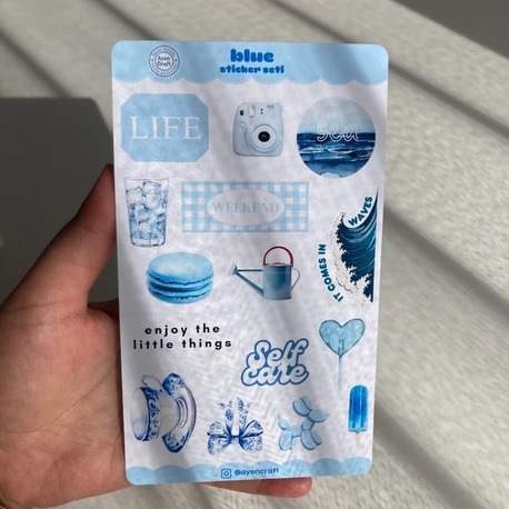 Blue Sticker Seti