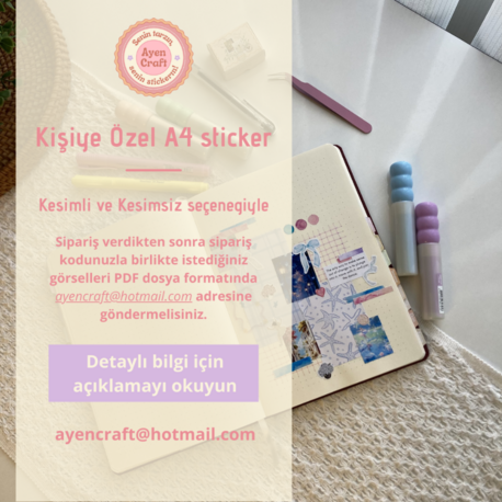 Kişiye Özel Sticker