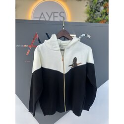 Beymen logolu kapüşonlu hırka