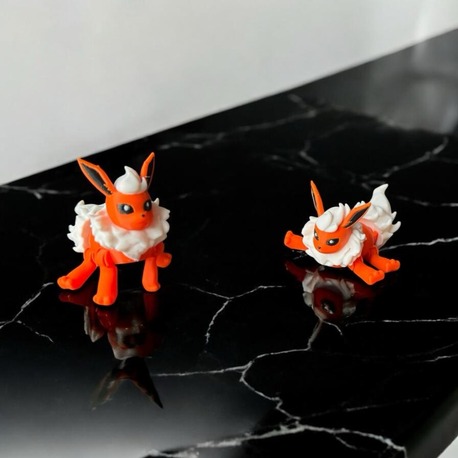 Flareon Pokemon Hareketli Figür
