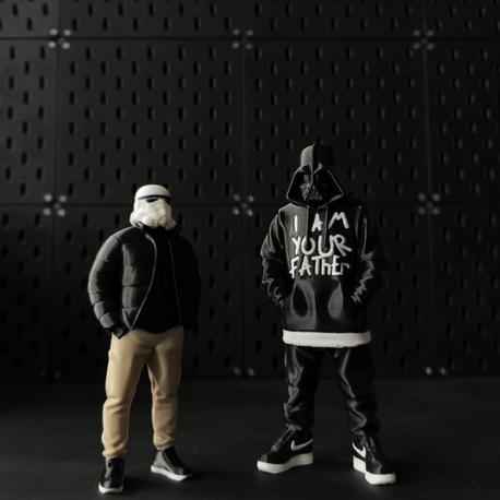Darth Vader & Storm Trooper Dark Street 2’li Set