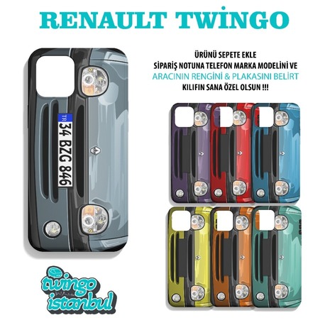 Renault Twingo / Lansman kılıf / sipariş notuna telefon modelinizi yazabilirsiniz