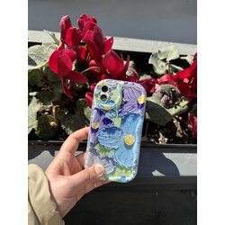 Çeşitli Çiçek Desenli Telefon Kılıfı