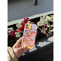 Çeşitli Çiçek Desenli Telefon Kılıfı