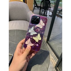 Renkli Kelebekli Hologramlı iPhone Kılıf