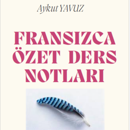 FRANSIZCA ÖZET DERS NOTLARI  A1A2