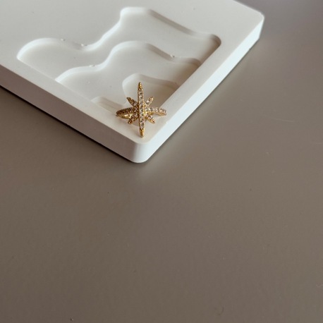 Çelik Gold Yıldız Earcuff