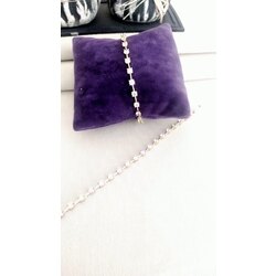 Sıra Taşlı Rodyum Bileklik