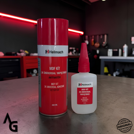 Helmach Hızlı Yapıştırıcı Set & MDF Kit 100 / 400 ML