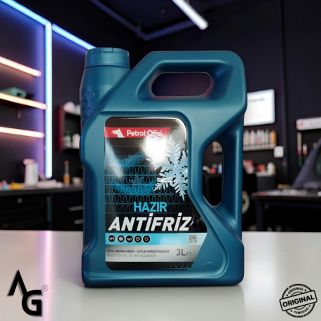 Petrol Ofisi Mavi Hazır Antifriz 3 Litre