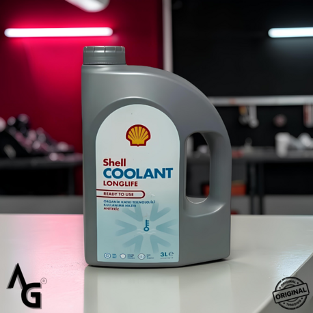 Shell Coolant Longlife Kırmızı Hazır Antifriz 3 Litre