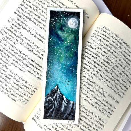 Gökyüzü Büyüsü - Kitap Ayracı