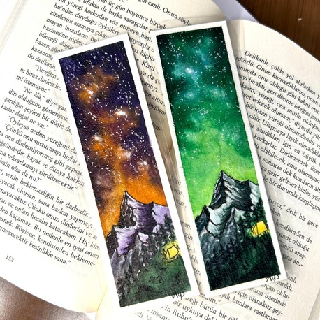Kutup Işıkları 2'li Set - Kitap Ayracı
