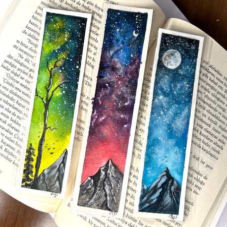 Gökyüzü Büyüsü 3’lü set - Kitap Ayracı