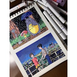 Totoro and whisper of the heart 
