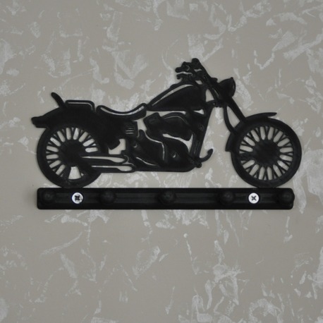 ️ Motosiklet Tasarımlı Anahtar Askılığı – Duvar Tipi Organizer