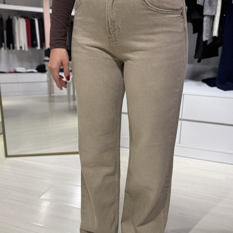 Zra Haki Eskitme Wide Leg Jean