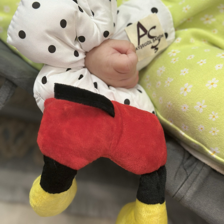 Mickey peluş simit toka