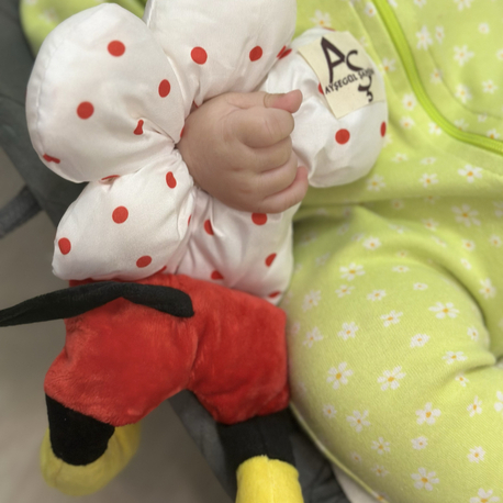Mickey peluş simit toka