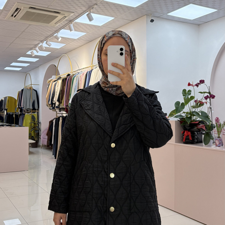 Kapitone Trenç Model Ceket