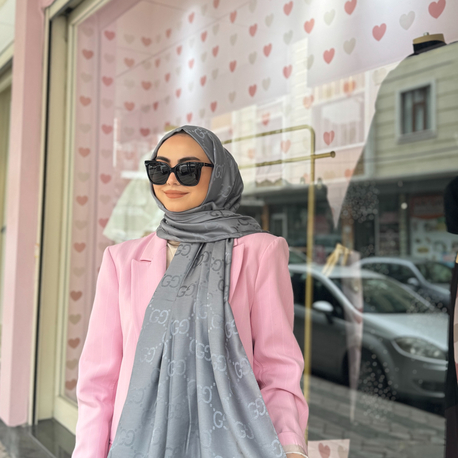 Füme g desen pamuk jakar şal