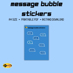 Message Bubble Stickers