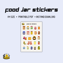 Food Jar Stickers