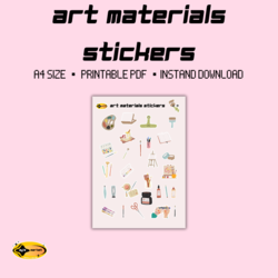 Art Materials Stickers