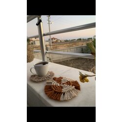 Makrome bardak altlığı 
