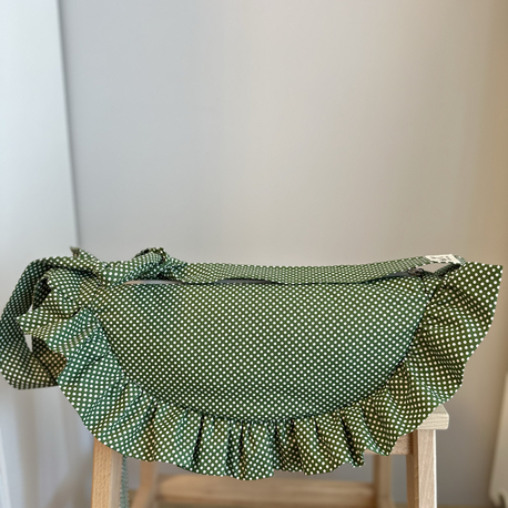 Yeşil puantiyeli moonbag